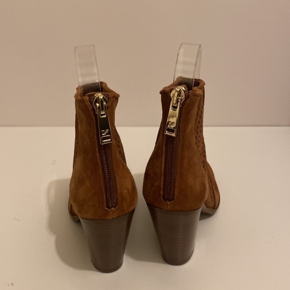 Diane Von Furstenberg Auletta Brown Chesnt suede ankle boots . Size 5 - Picture 6 of 16